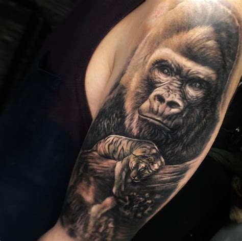 50+ Amazing Gorilla Tattoos with Meaning